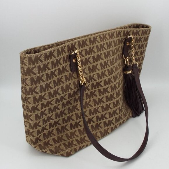 MICHAEL Michael Kors Jet Set Tassel Chain Tote Bag New/Detached Tag - Picture 4 of 14